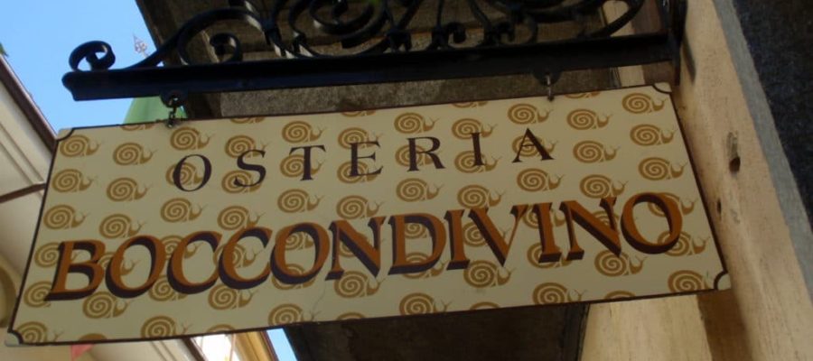 Osteria "Boccondivino" a Bra (CN)